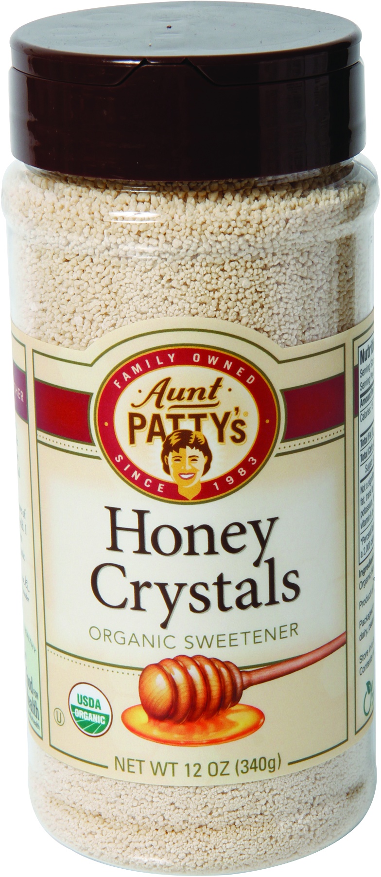 slide 1 of 1, Aunt Patty's Honey Crystals Organic Sweetener, 12 oz