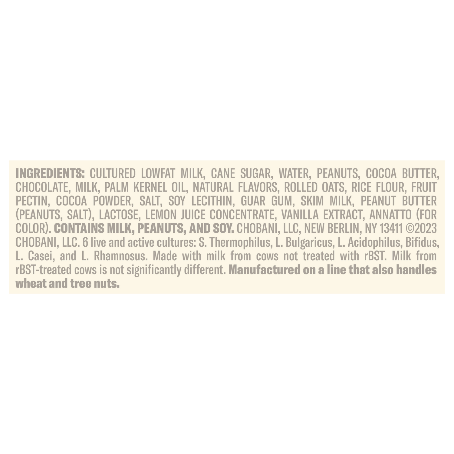 slide 3 of 5, Chobani Yogurt, Greek, Peanut Butter Cup, 4.5 oz