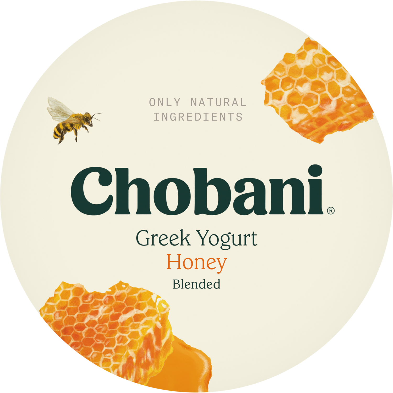 slide 4 of 5, Chobani Yogurt, Greek, Honey, Blended, 5.3 oz