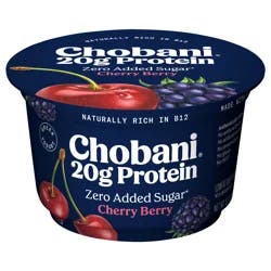 Chobani 20G Protein Greek Lowfat Cherry Berry Yogurt 6.7 Oz