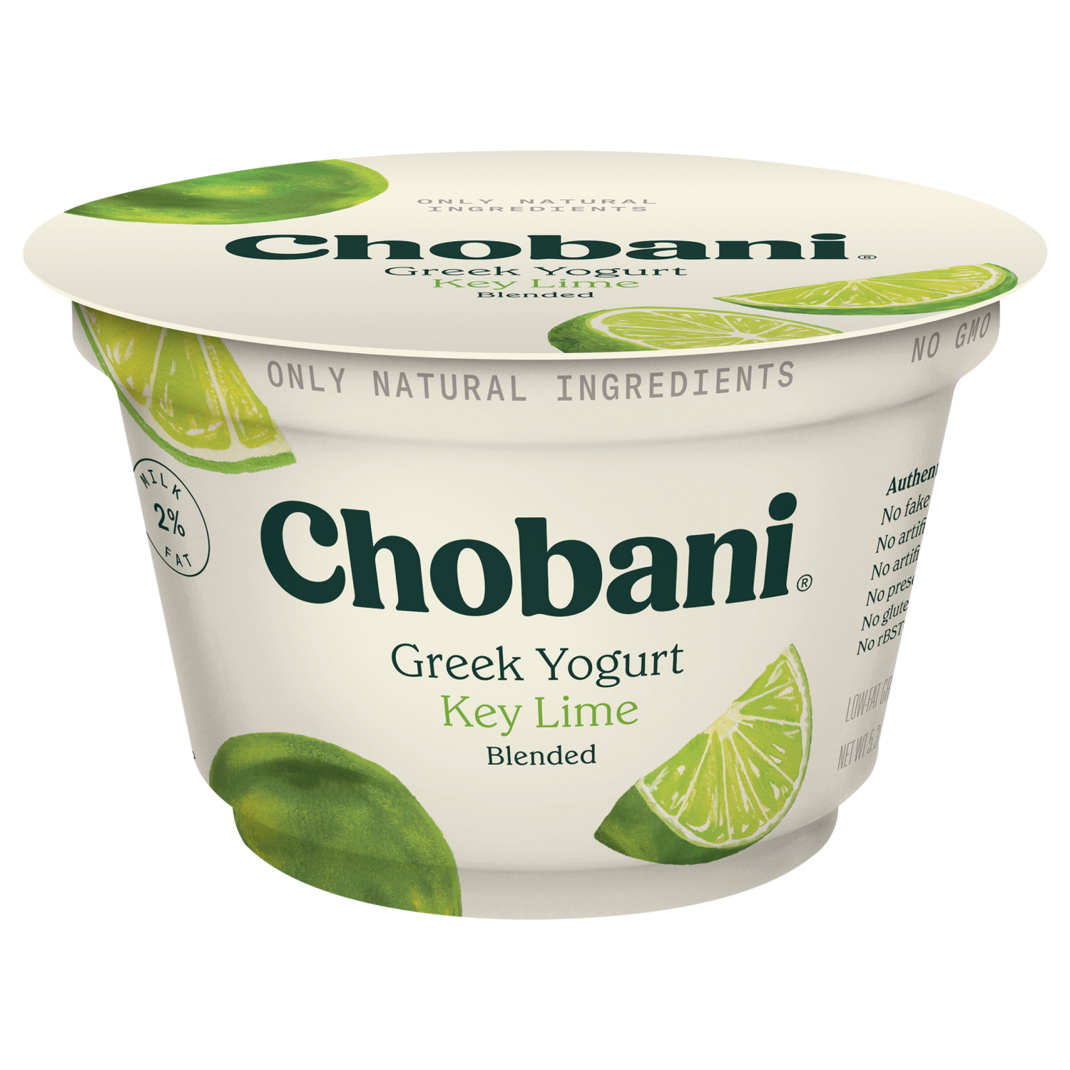 slide 3 of 5, Chobani Low-Fat Key Lime Blended Greek Yogurt 5.3oz, 5.3 oz