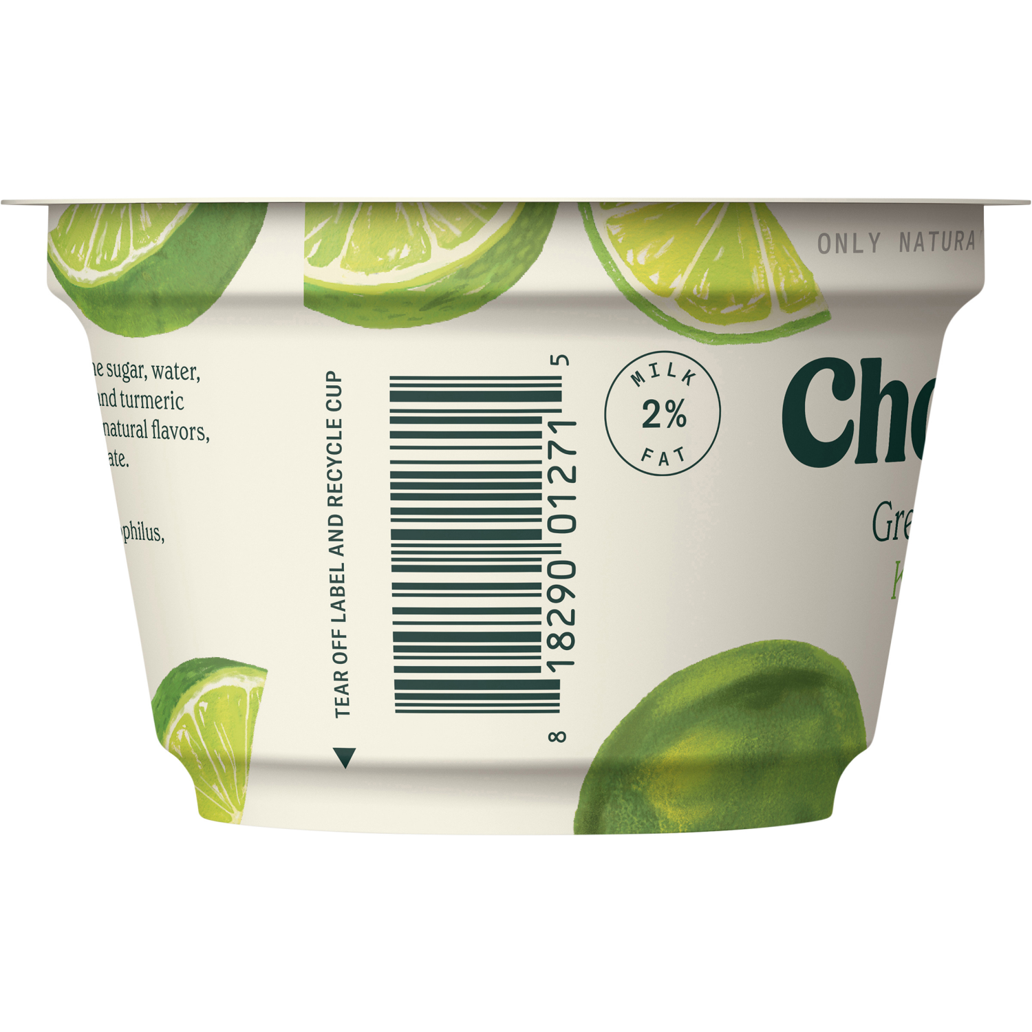 slide 5 of 5, Chobani Low-Fat Key Lime Blended Greek Yogurt 5.3oz, 5.3 oz
