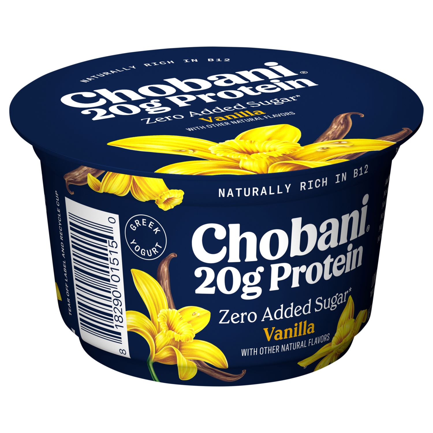 slide 5 of 5, Chobani Vanilla Greek Yogurt Cup, 5.3 oz