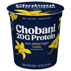 Chobani Lowfat Greek Vanilla Yogurt 32 oz
