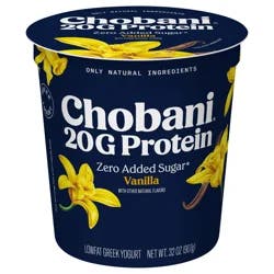 Chobani Lowfat Greek Vanilla Yogurt 32 oz