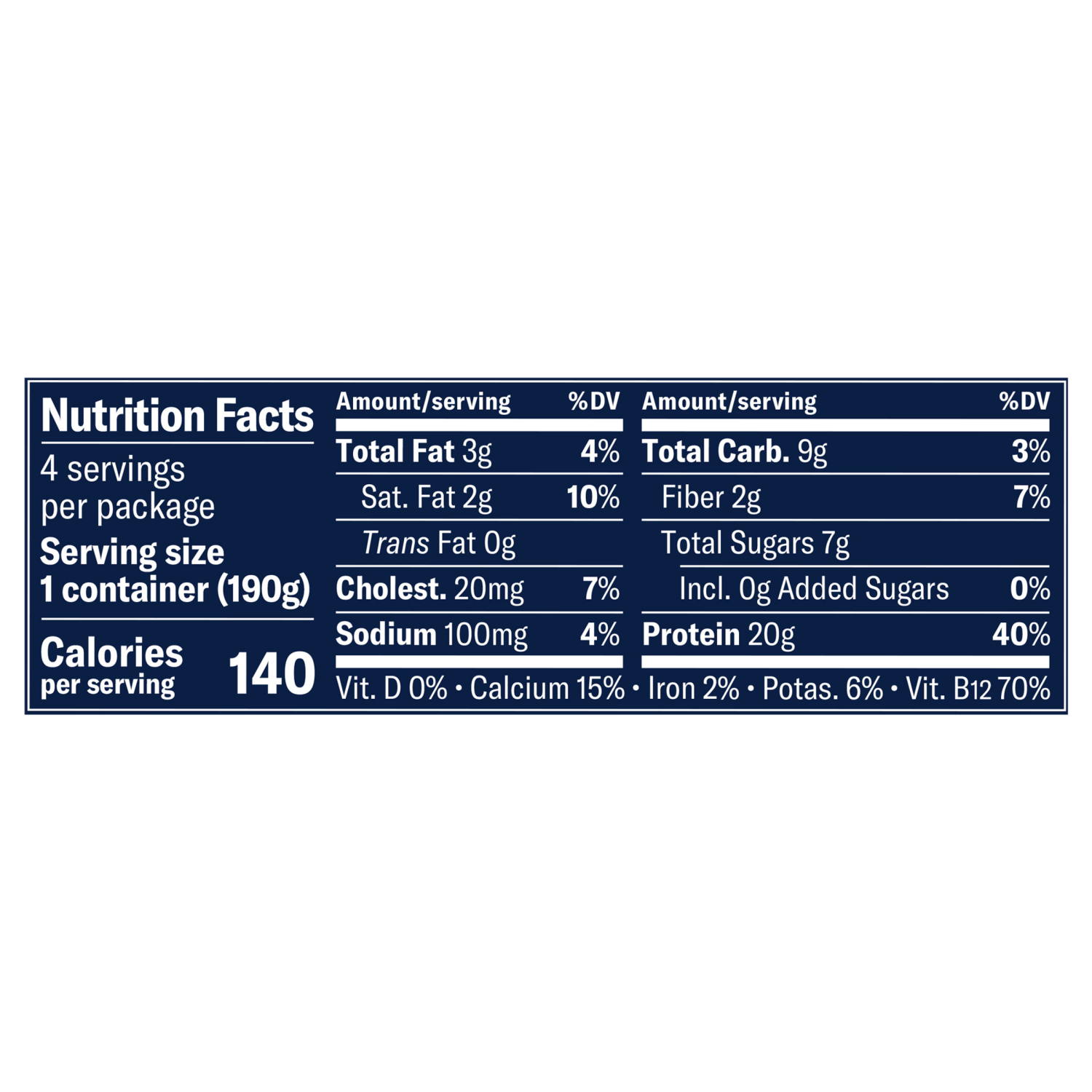 slide 2 of 7, Chobani Lowfat Greek Vanilla Yogurt 4 - 6.7 oz Cups, 4 ct