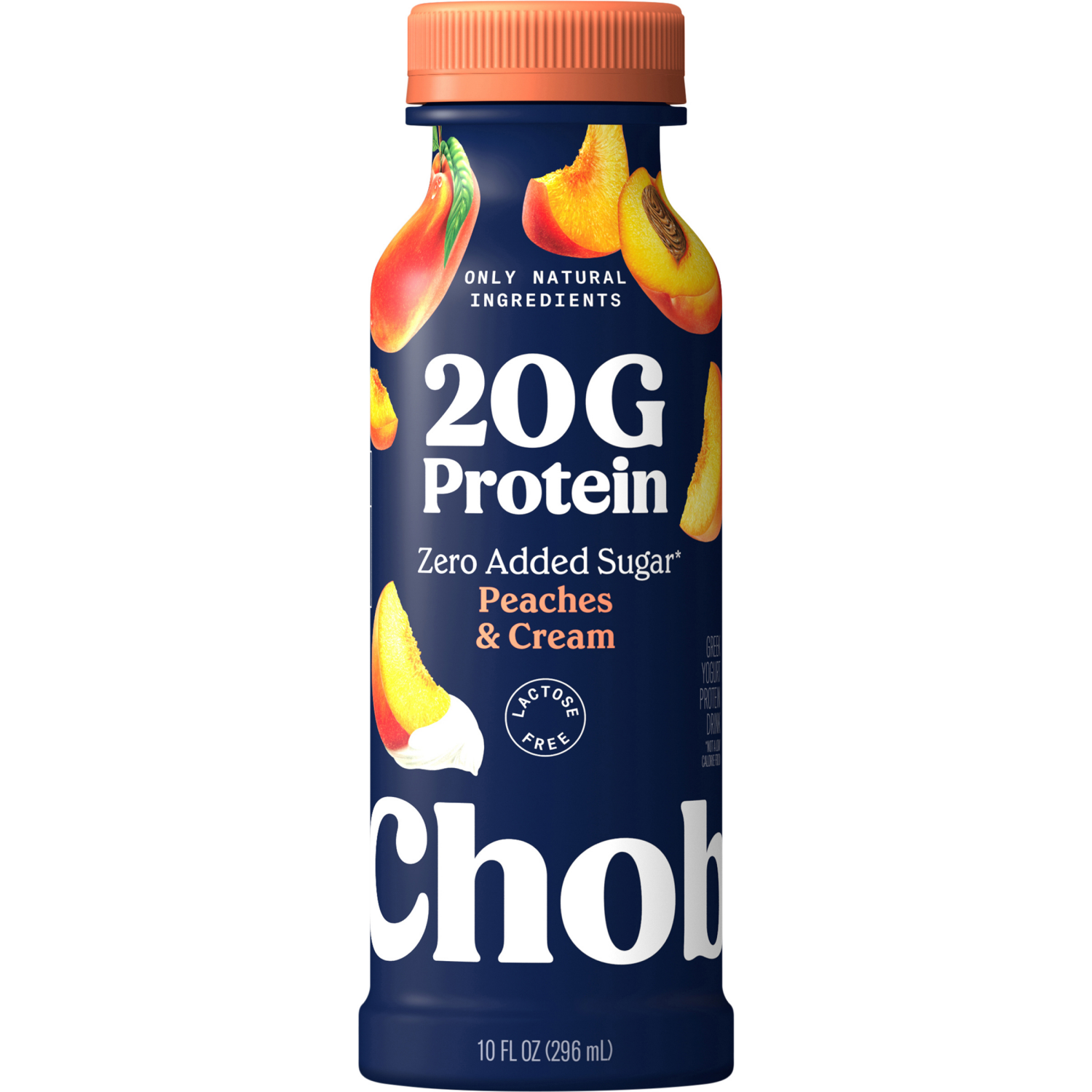 slide 3 of 5, Chobani Complete Peaches & Cream Low Fat Greek Yogurt Drink, 10 fl oz