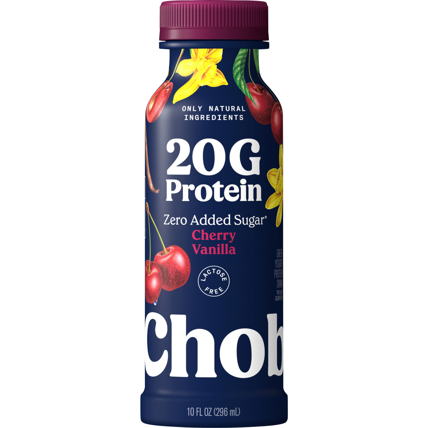 slide 3 of 5, Chobani Complete 1% Milkfat Lowfat Greek Cherry Vanilla Yogurt Drink 10 fl oz, 10 fl oz
