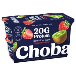Chobani Protein Straw Kiwi 4/6.7 Oz