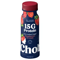 Chobani 15g Strawberry and Cream Greek Yogurt Drink - 7 fl oz