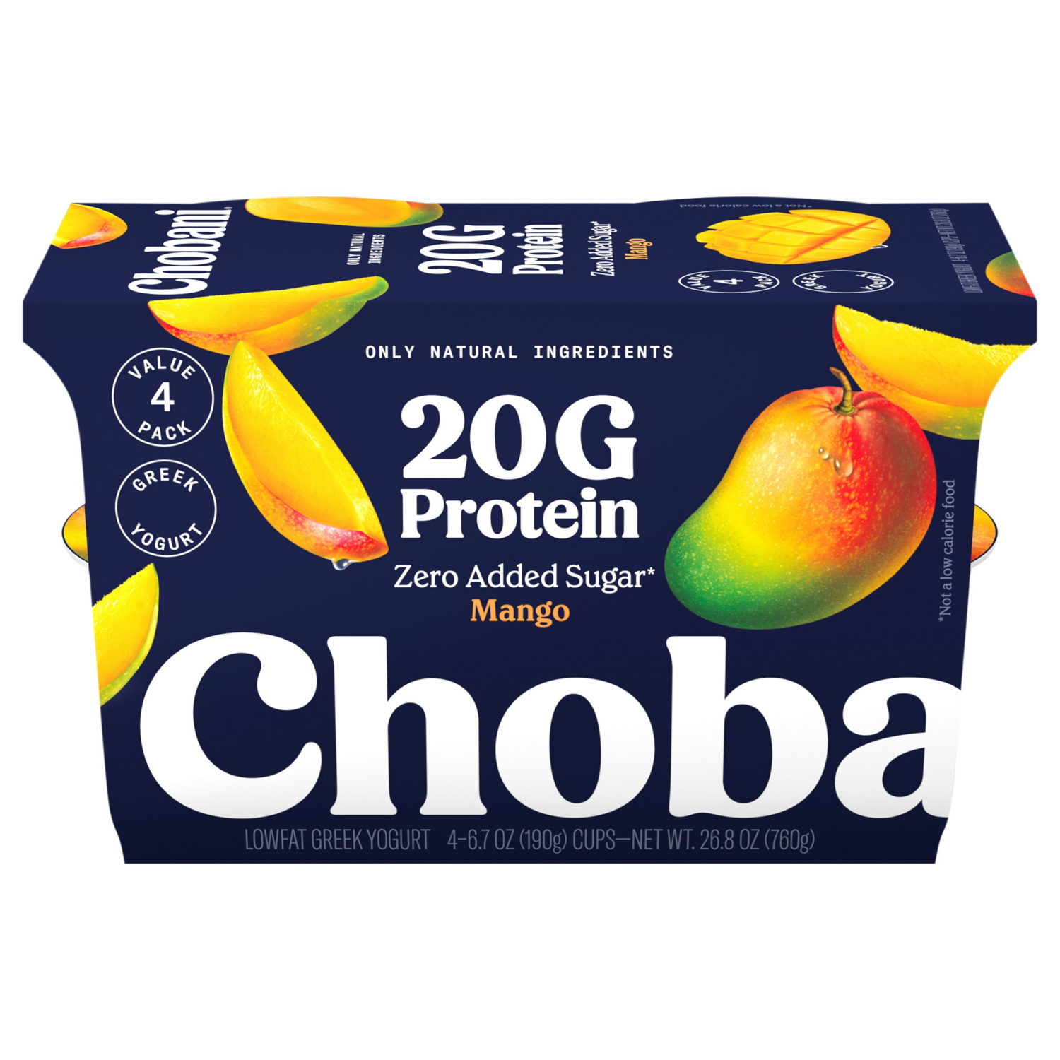 slide 2 of 7, Chobani Yogurt Protein Mango 4/6.7oz, 4/6.7 oz