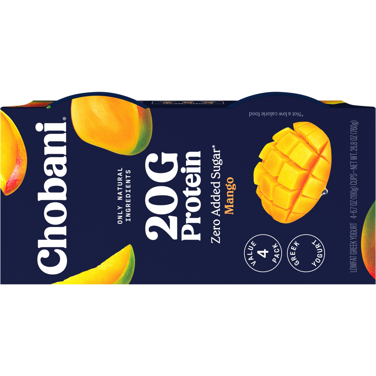 slide 6 of 7, Chobani Yogurt Protein Mango 4/6.7oz, 4/6.7 oz