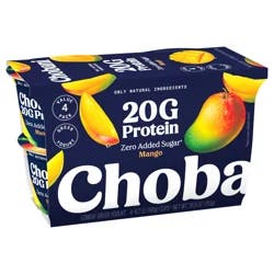 Chobani Yogurt Protein Mango 4/6.7oz