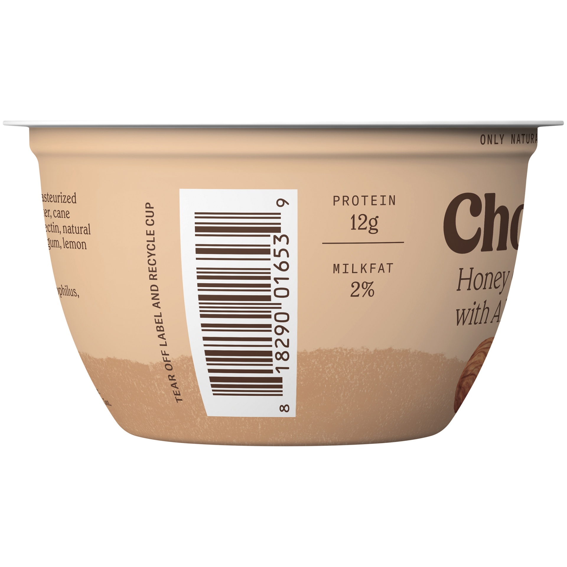 slide 4 of 6, Chobani Honey With Almond Butter Low-Fat Greek Yogurt, 5.3 oz