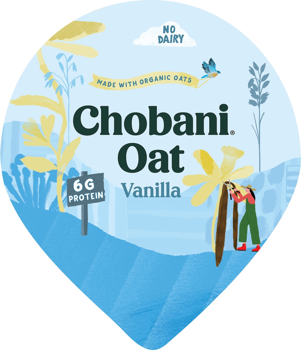 slide 6 of 8, Chobani Vanilla Oat Blend Yogurt, 5.3 oz