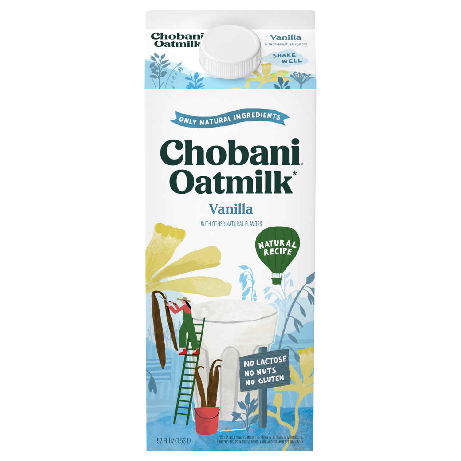 slide 1 of 7, Chobani Oatmilk Vanilla 52 fl oz, 52 fl oz