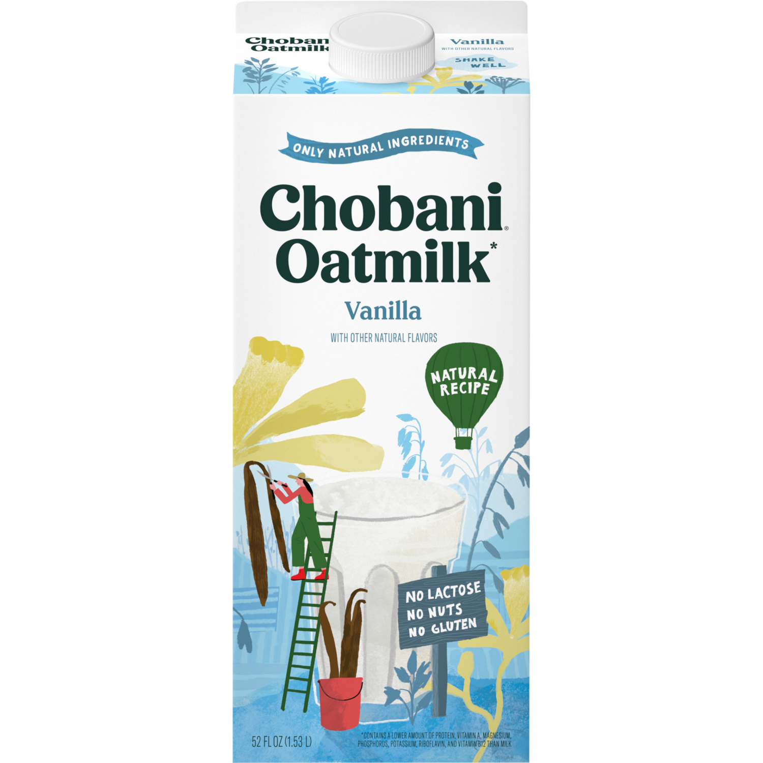 slide 5 of 7, Chobani Oatmilk Vanilla 52 fl oz, 52 fl oz