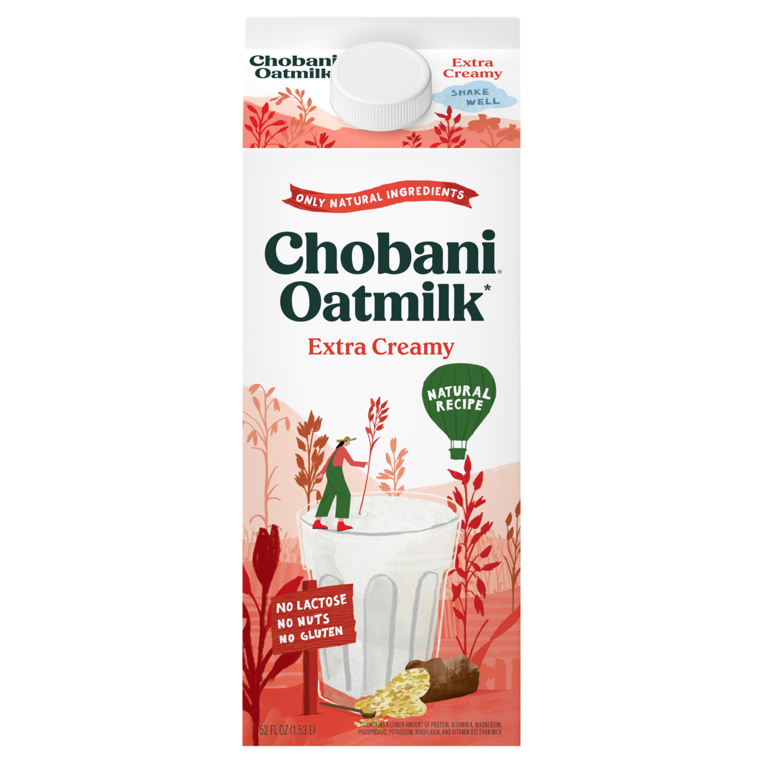 slide 1 of 7, Chobani Oatmilk Extra Creamy 52 fl oz, 52 fl oz
