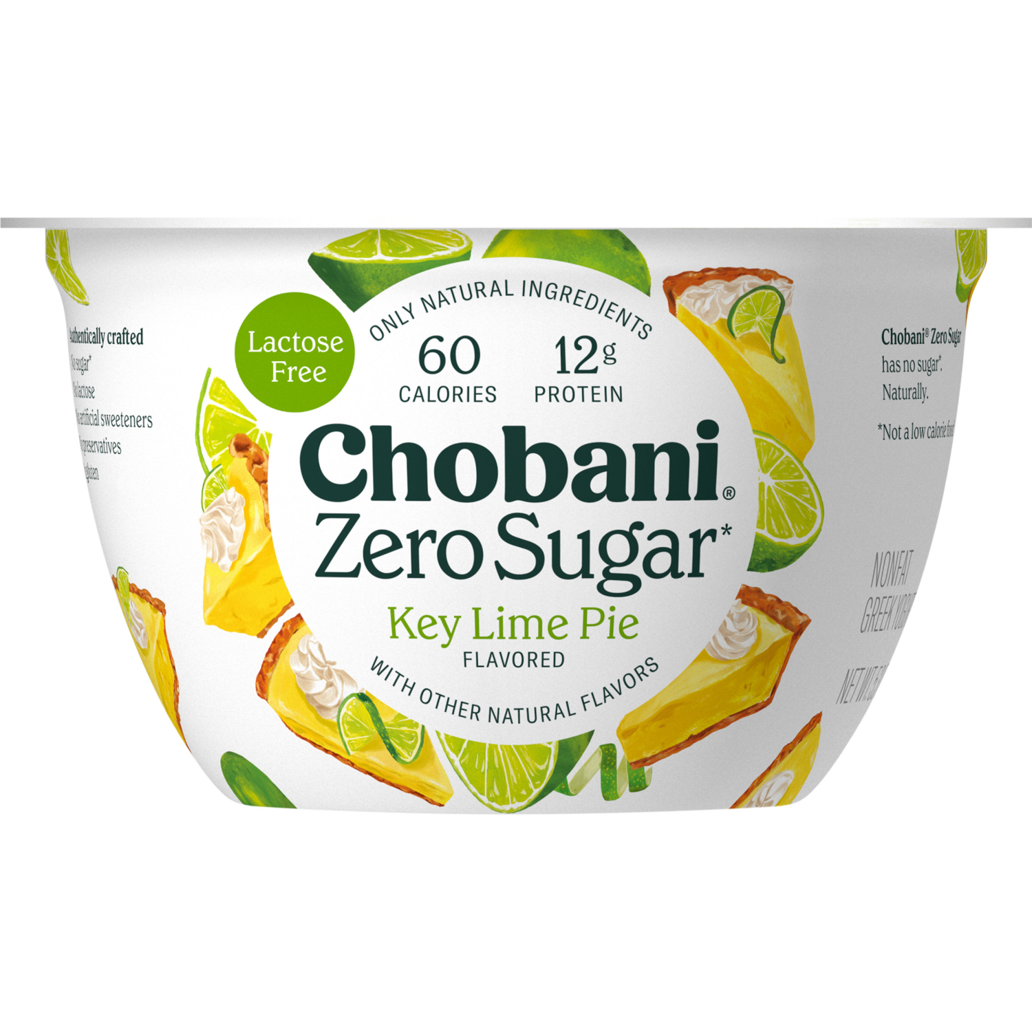 slide 3 of 5, Chobani Yogurt, Zero Sugar, Key Lime Pie, 5.3 oz