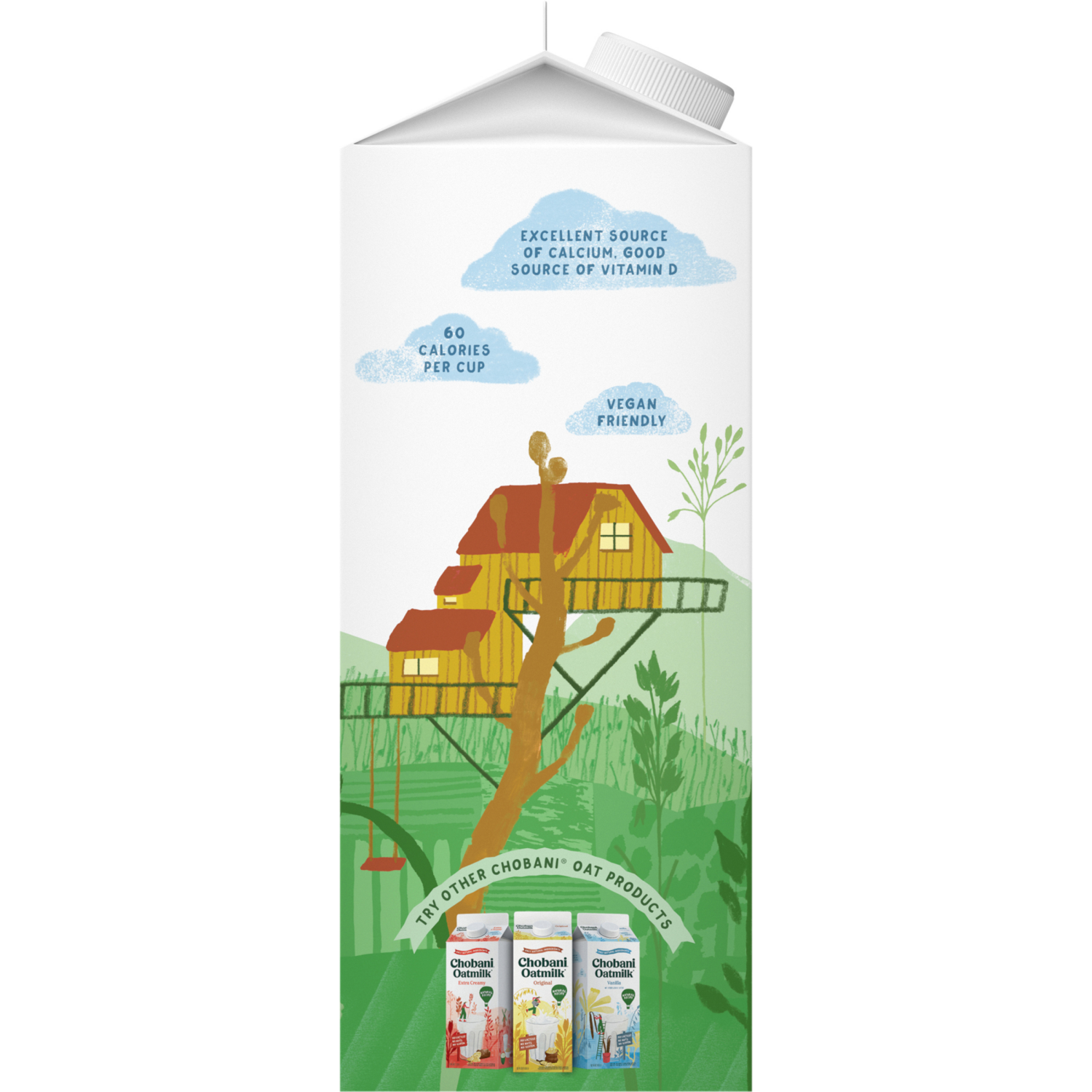 slide 7 of 7, Chobani Oat Milk Zero Sugar Plain, 52 oz