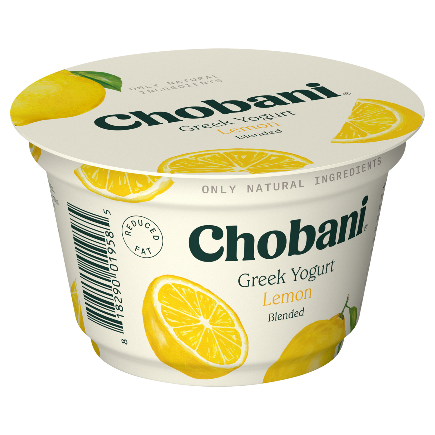 slide 5 of 5, Chobani Yogurt, Greek, Blended, Lemon, 5.3 oz