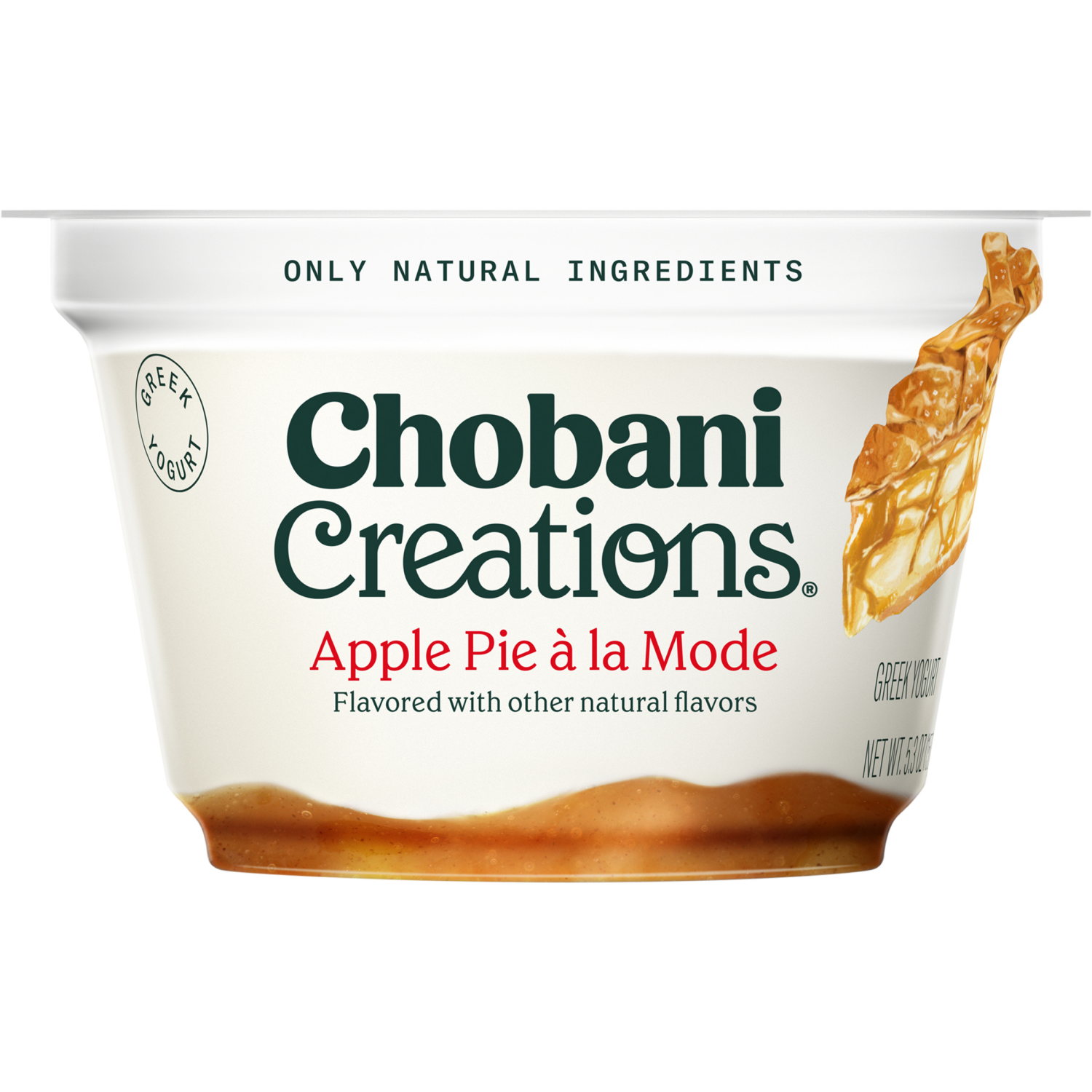 slide 3 of 5, Chobani Yogurt, Greek, Apple Pie a La Mode, 5.3 oz