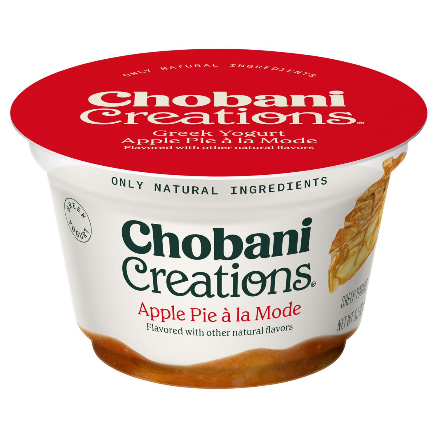 slide 1 of 5, Chobani Yogurt, Greek, Apple Pie a La Mode, 5.3 oz