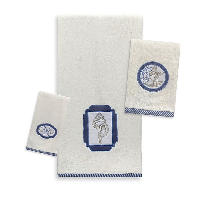 slide 1 of 1, Creative Bath Seaside Hand Towel, 1 ct