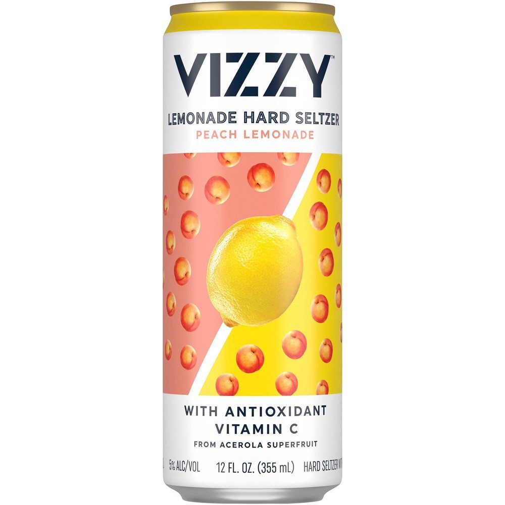 slide 5 of 5, Vizzy Hard Seltzer VIZZY Lemonade Hard Seltzer Variety Pack - 12pk/12 fl oz Slim Cans, 12 ct; 12 fl oz