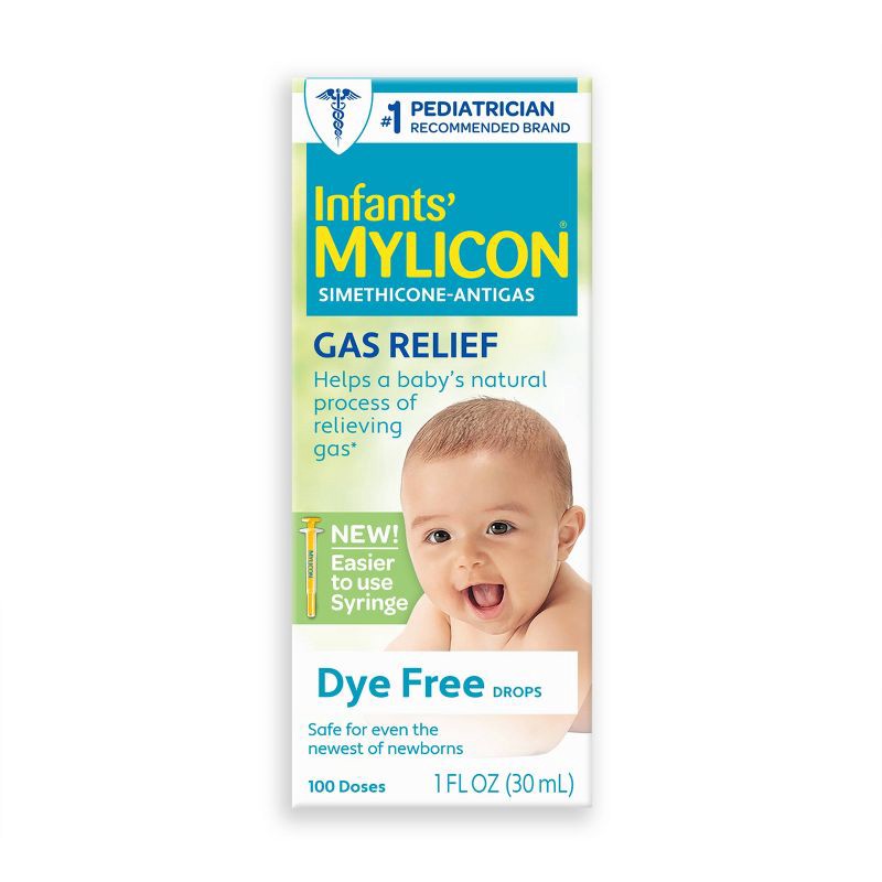 slide 1 of 7, Mylicon Infant Gas Relief Colic Dye Free Drops - 1 fl oz, 1 fl oz