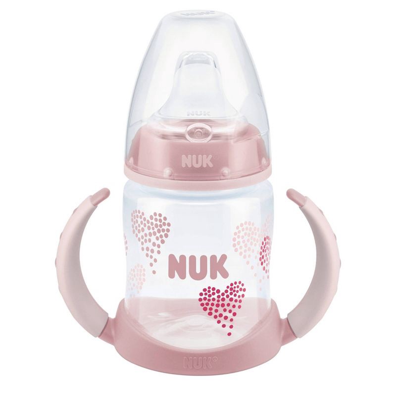 slide 1 of 6, NUK Small Learner Fashion Cup with Tritan - Pink - 5oz, 5 oz
