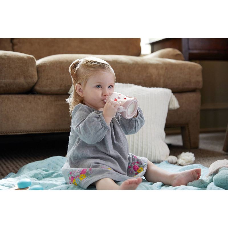 slide 2 of 6, NUK Small Learner Fashion Cup with Tritan - Gray - 5oz, 5 oz