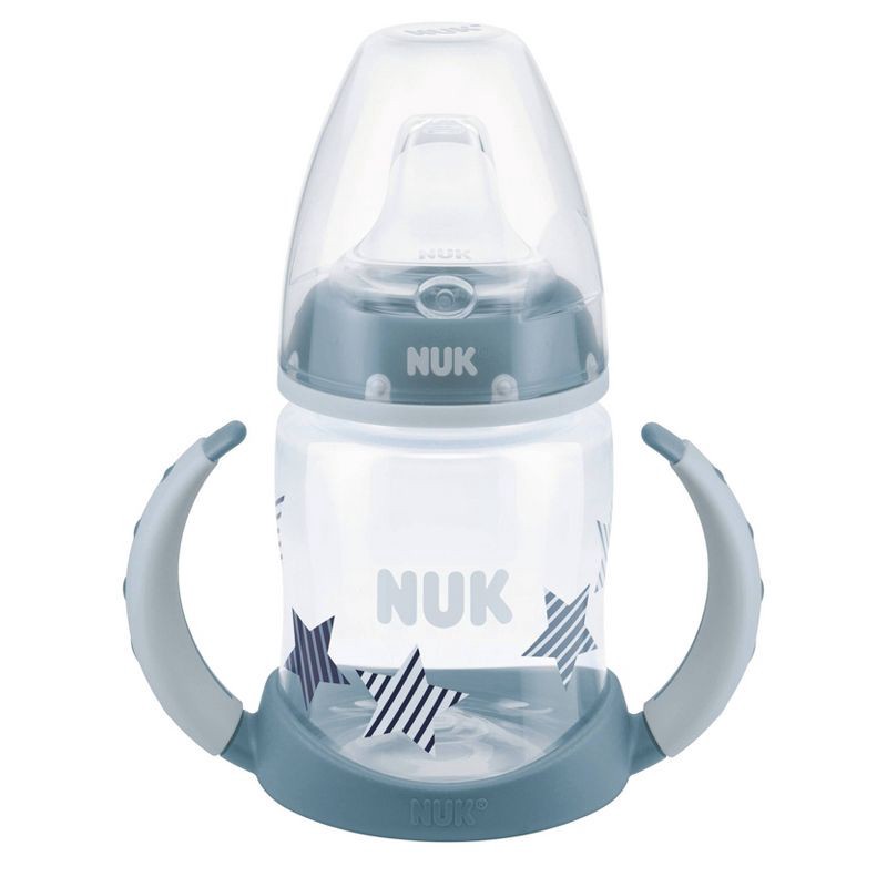 slide 1 of 6, NUK Small Learner Fashion Cup with Tritan - Gray - 5oz, 5 oz