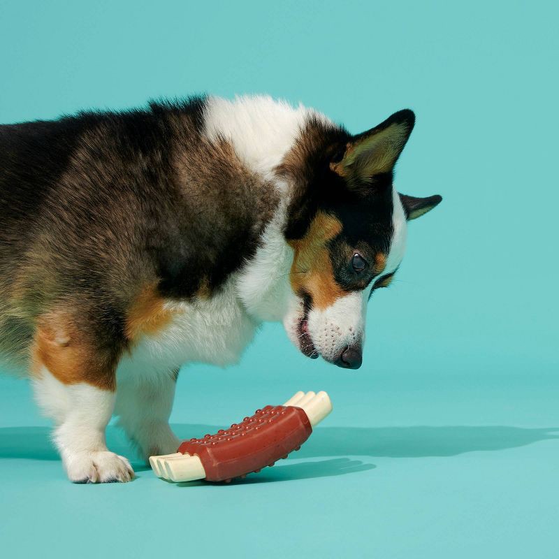 slide 3 of 5, BARK Super Chewer Wreck of Ribs Dog Toy, 1 ct
