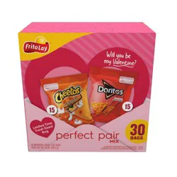 Frito Lay Cheetos & Doritos Valentine's Chips Variety Pack - 15oz/30ct