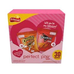 Frito Lay Cheetos & Doritos Valentine's Chips Variety Pack - 15oz/30ct