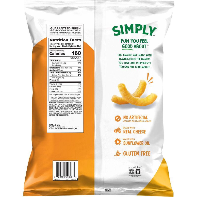 slide 2 of 13, Cheetos Simply Puffs White Cheddar - 12oz, 12 oz