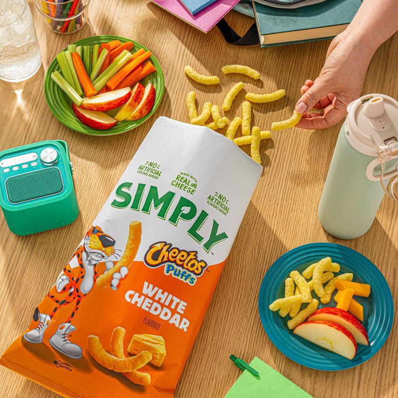 slide 9 of 13, Cheetos Simply Puffs White Cheddar - 12oz, 12 oz