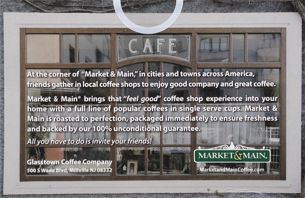 slide 2 of 12, Market & Main Single Serve Cups Ground Peppermint Bark Flavored Coffee 12 ea, 12 ct