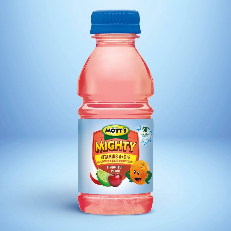 slide 5 of 7, Mott's Mighty Fruit Punch Juice Drink - 6pk/8 fl oz Bottles, 6 ct; 8 fl oz