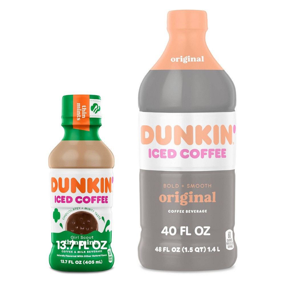 Dunkin' Donuts RTD Dunkin Donuts Thin Mints Iced Coffee Beverage - 13.7 ...