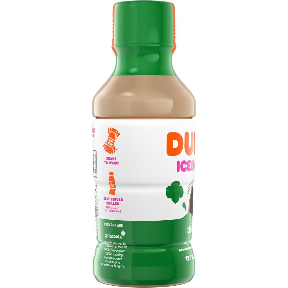 slide 4 of 6, Dunkin' Donuts RTD Dunkin Donuts Thin Mints Iced Coffee Beverage - 13.7 fl oz Bottle, 13.7 fl oz