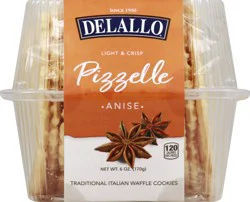 DeLallo Pizzelle Anise Italian Waffle Cookies