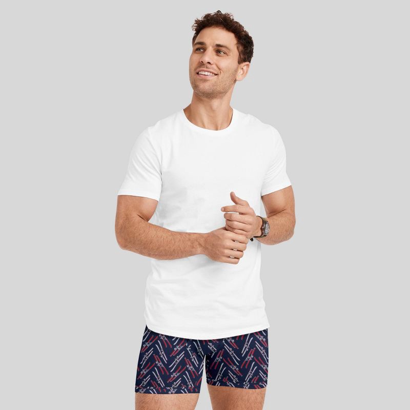 slide 1 of 5, Jockey Generation™ Men's Cotton Stretch Crew Neck 3pk Undershirt - White L: Short Sleeve, Below Hip Length, 3 ct