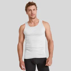 Jockey Generation™ Men's 100% Cotton Tank 3pk - White M: Tailored Fit, Heavyweight Knit, Scoopneck