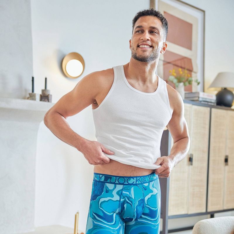 slide 3 of 6, Jockey Generation™ Men's 100% Cotton Tank 3pk - White L: Knit Undershirts, Tailored Fit, Below Waist Length, 3 ct