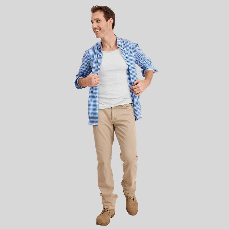 slide 5 of 6, Jockey Generation™ Men's 100% Cotton Tank 3pk - White L: Knit Undershirts, Tailored Fit, Below Waist Length, 3 ct