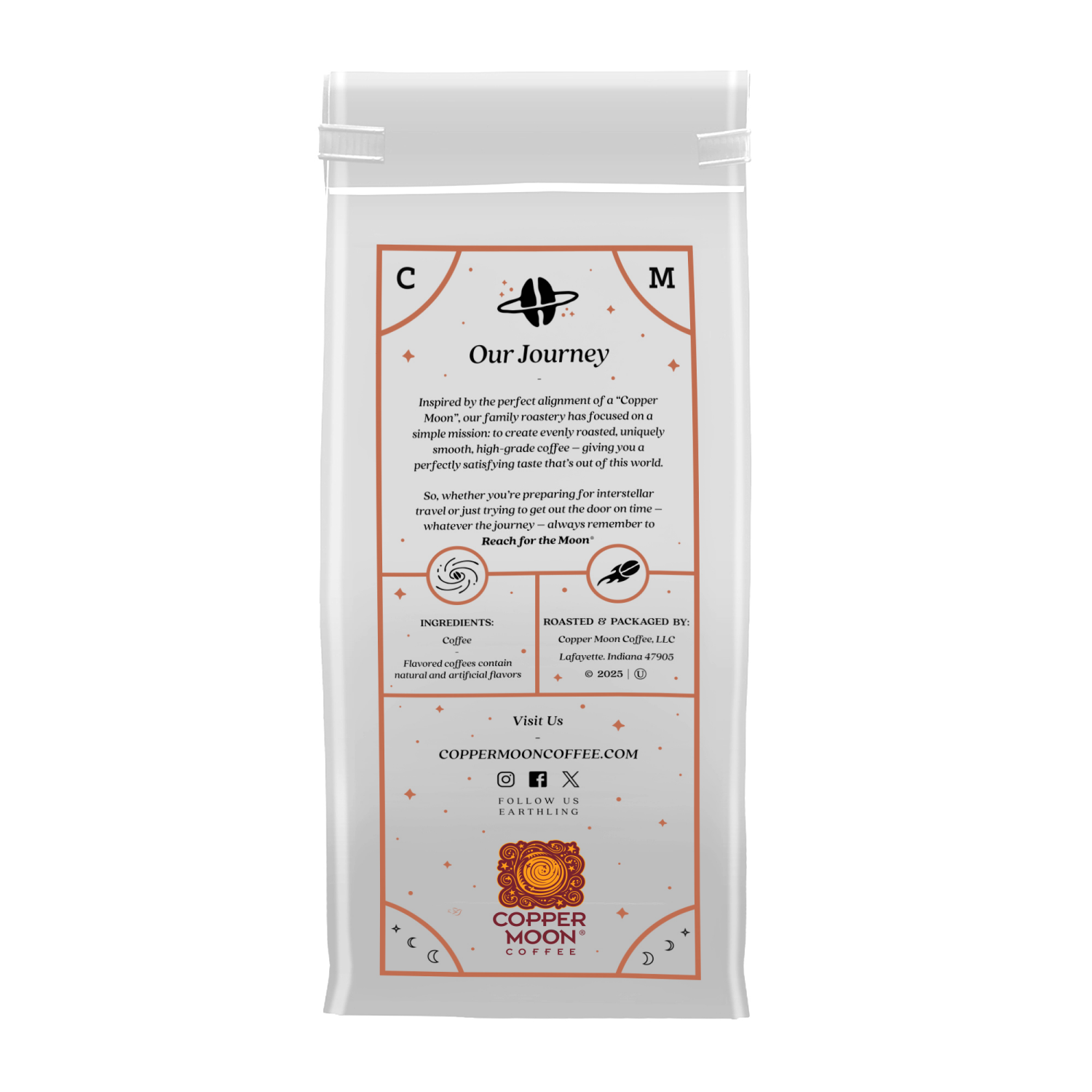 slide 2 of 2, Copper Moon Ground Coffee Rain Forest - 10 oz, 10 oz