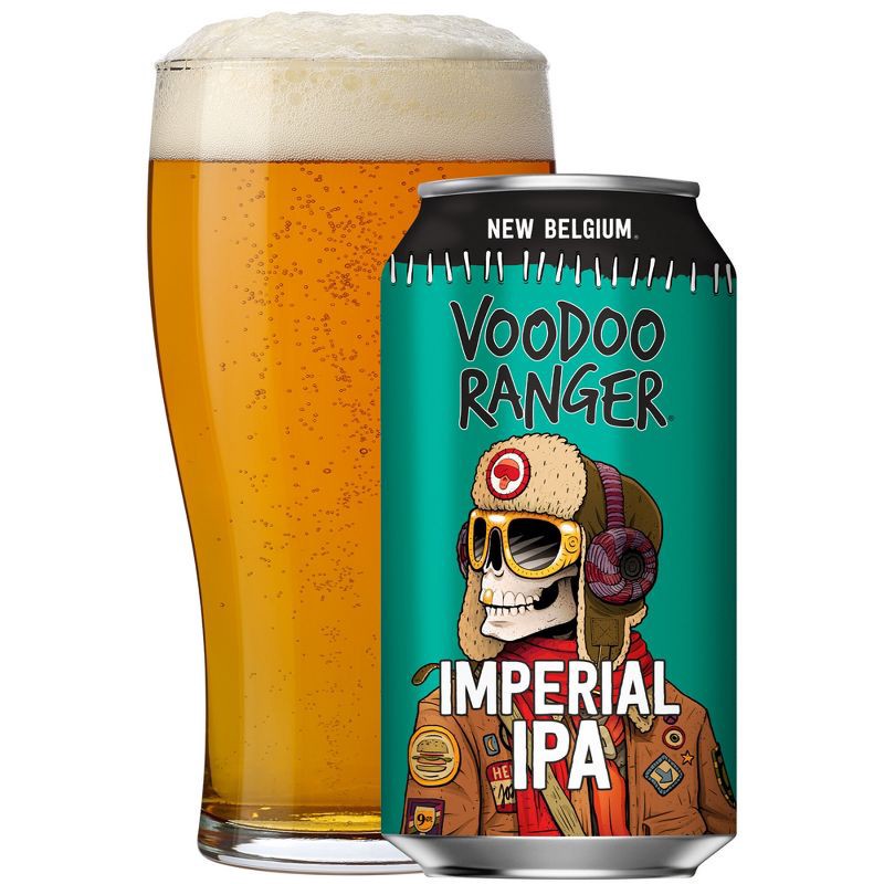 slide 2 of 8, New Belgium Voodoo Ranger Imperial IPA Beer - 12pk/12 fl oz Cans, 12 ct; 12 fl oz