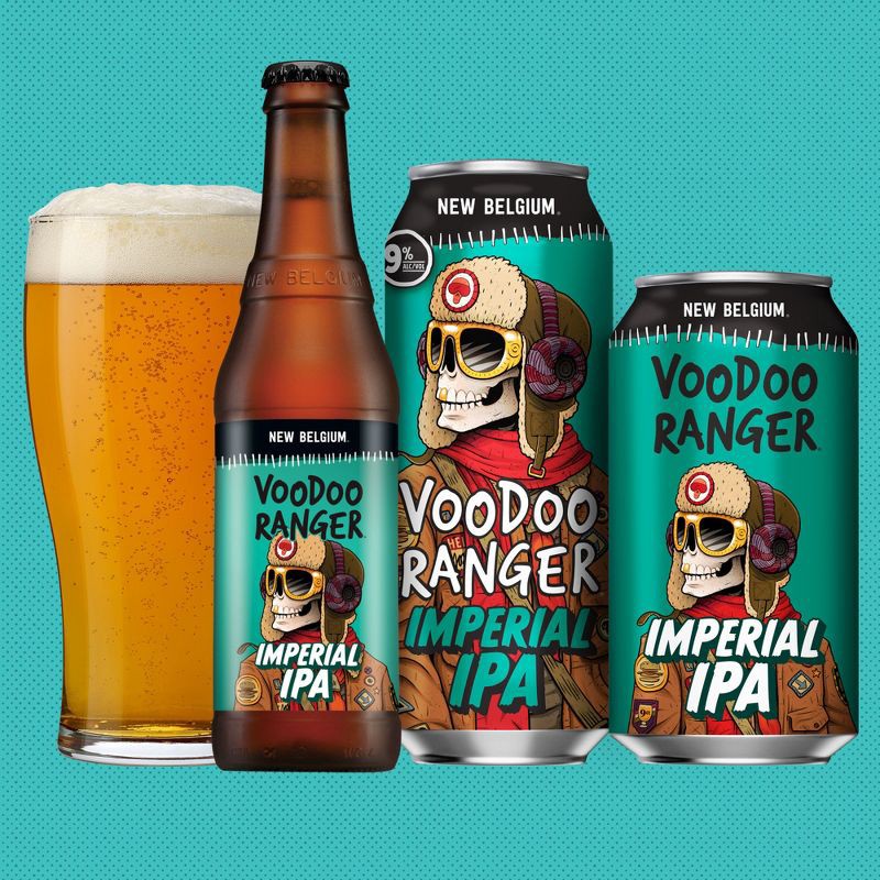 slide 5 of 11, New Belgium Voodoo Ranger Imperial IPA Beer - 12pk/12 fl oz Cans, 12 ct; 12 fl oz